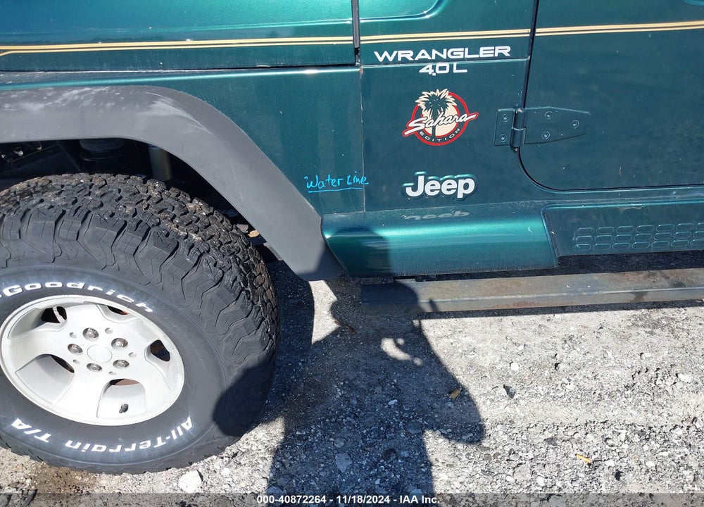 2001 ANGLER JEEP WR SAHARA VIN: 1J4FA59S01P365998