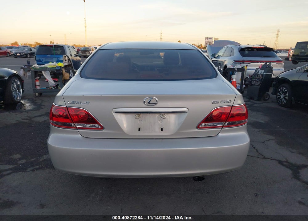 2005 LEXUS ES 330 VIN: JTHBA30G755140950