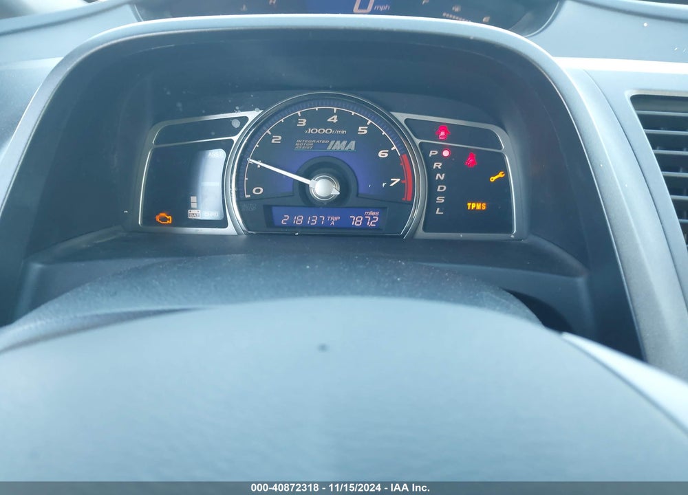 2009 HONDA CIVIC HYBRID VIN: JHMFA36229S006867
