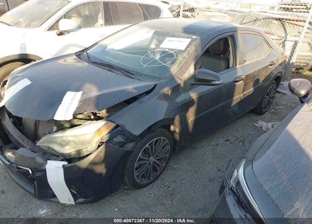 2015 TOYOTA COROLLA S PREMIUM VIN: 2T1BURHE3FC392908