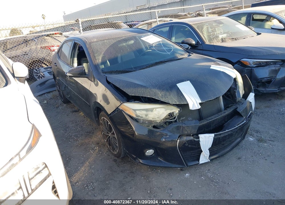 2015 TOYOTA COROLLA S PREMIUM VIN: 2T1BURHE3FC392908