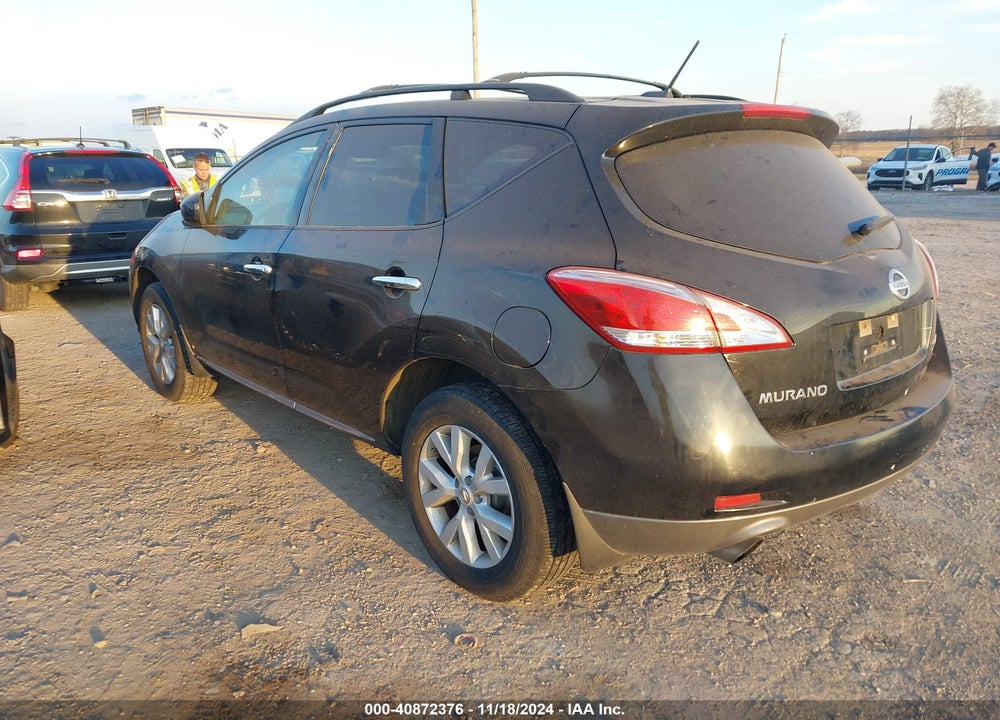 2012 NISSAN MURANO SV VIN: JN8AZ1MW4CW219001