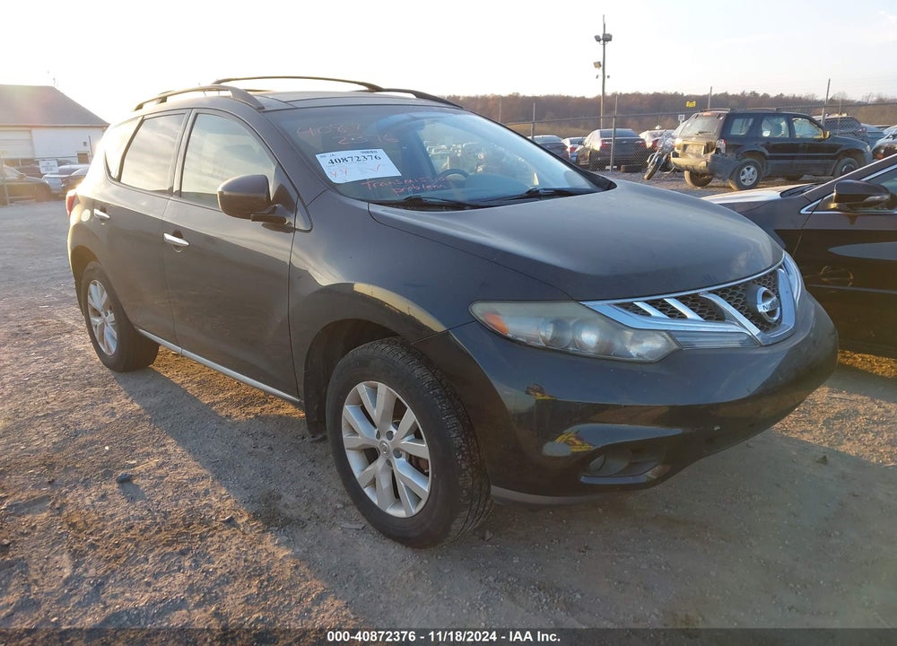 2012 NISSAN MURANO SV VIN: JN8AZ1MW4CW219001