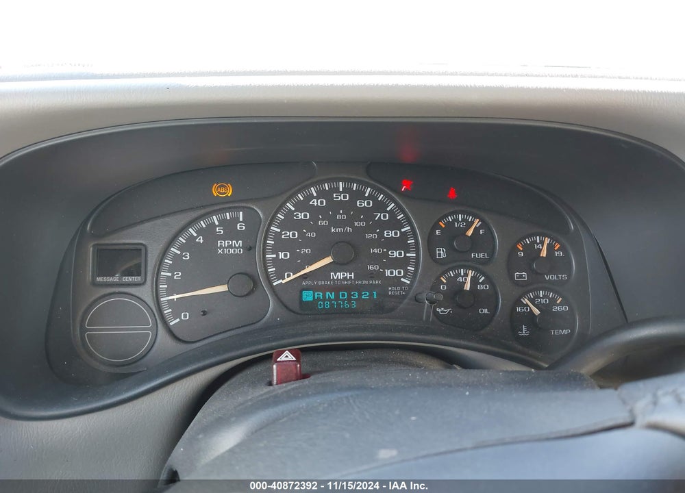 2002 CHEVROLET TAHOE LS VIN: 1GNEK13Z42J328820