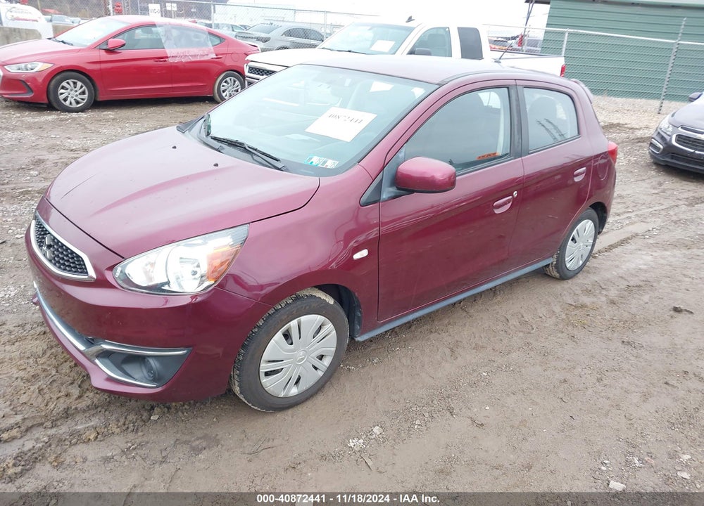 2018 MITSUBISHI MIRAGE ES VIN: ML32A3HJ7JH000619
