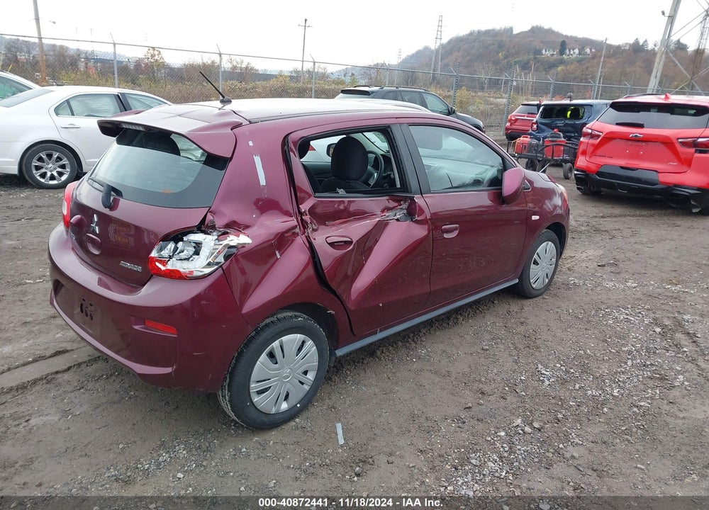 2018 MITSUBISHI MIRAGE ES VIN: ML32A3HJ7JH000619