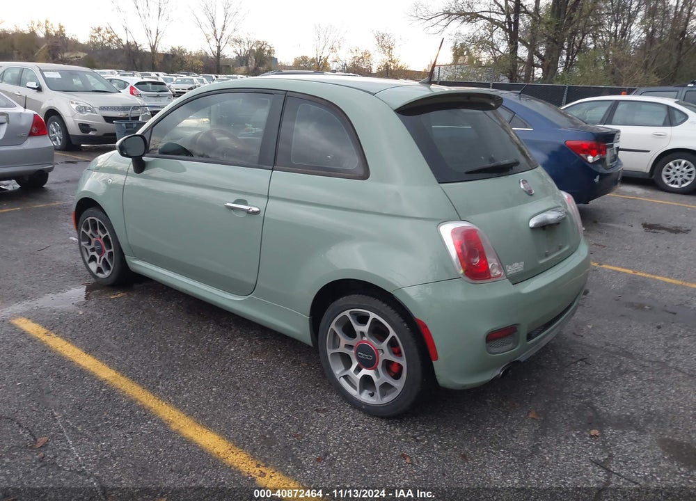 2013 FIAT 500 SPORT VIN: 3C3CFFBR0DT668050