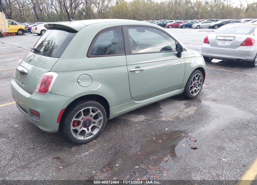 2013 FIAT 500 SPORT VIN: 3C3CFFBR0DT668050
