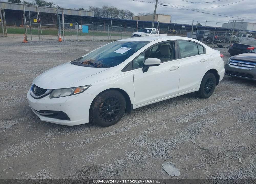 2015 HONDA CIVIC LX VIN: 19XFB2F51FE056841