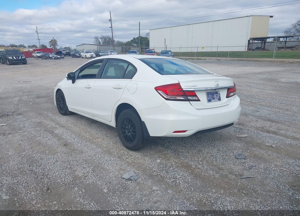 2015 HONDA CIVIC LX VIN: 19XFB2F51FE056841