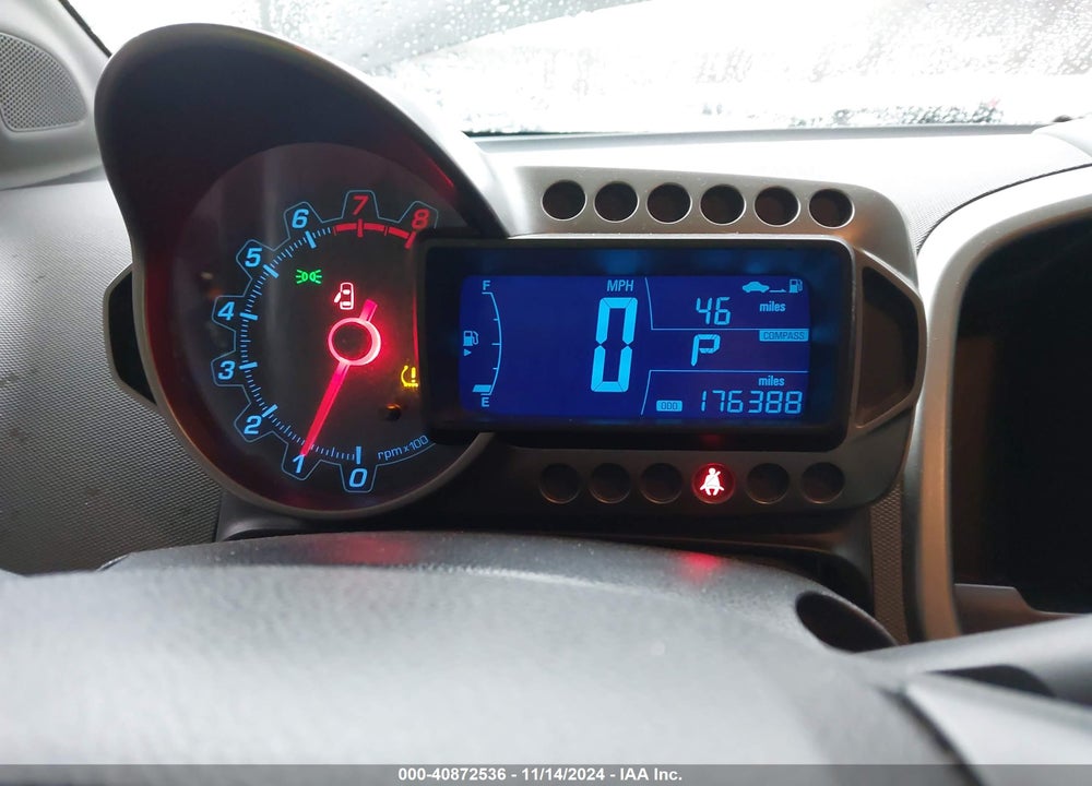 2012 CHEVROLET SONIC 2LT VIN: 1G1JC5SHXC4106473