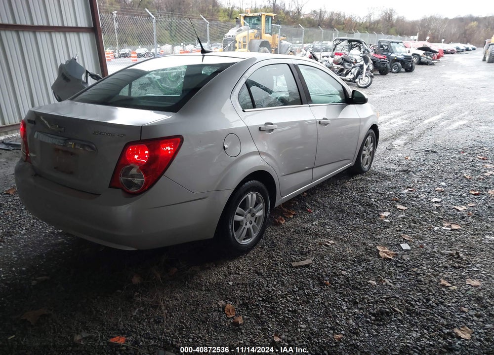 2012 CHEVROLET SONIC 2LT VIN: 1G1JC5SHXC4106473