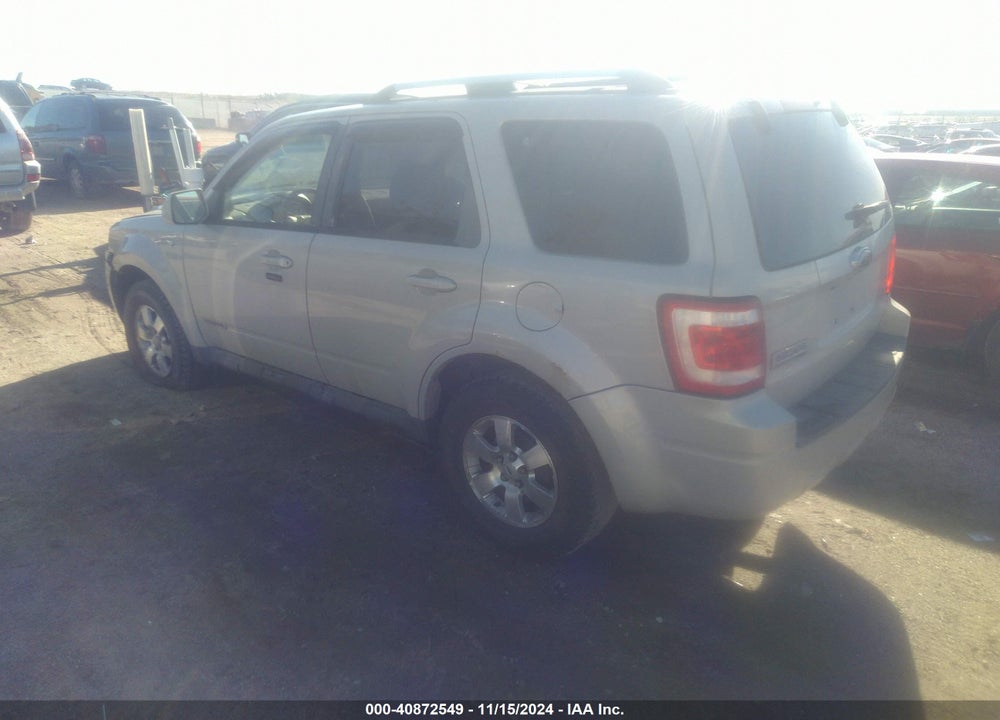 2008 FORD ESCAPE LIMITED VIN: 1FMCU94108KA28921