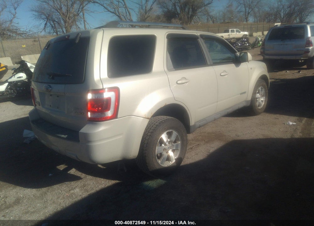 2008 FORD ESCAPE LIMITED VIN: 1FMCU94108KA28921