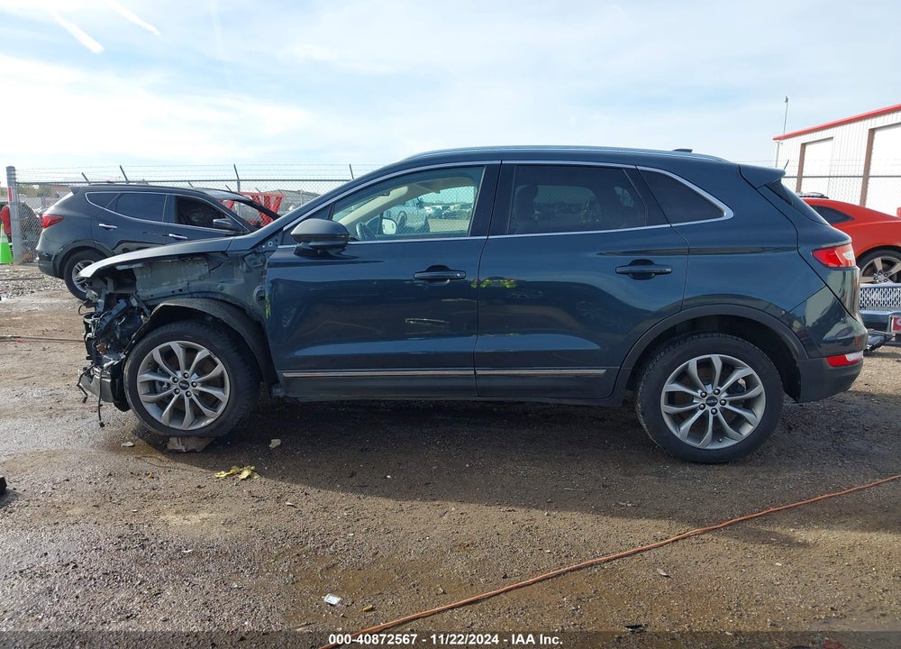 2019 LINCOLN MKC SELECT VIN: 5LMCJ2D91KUL09561