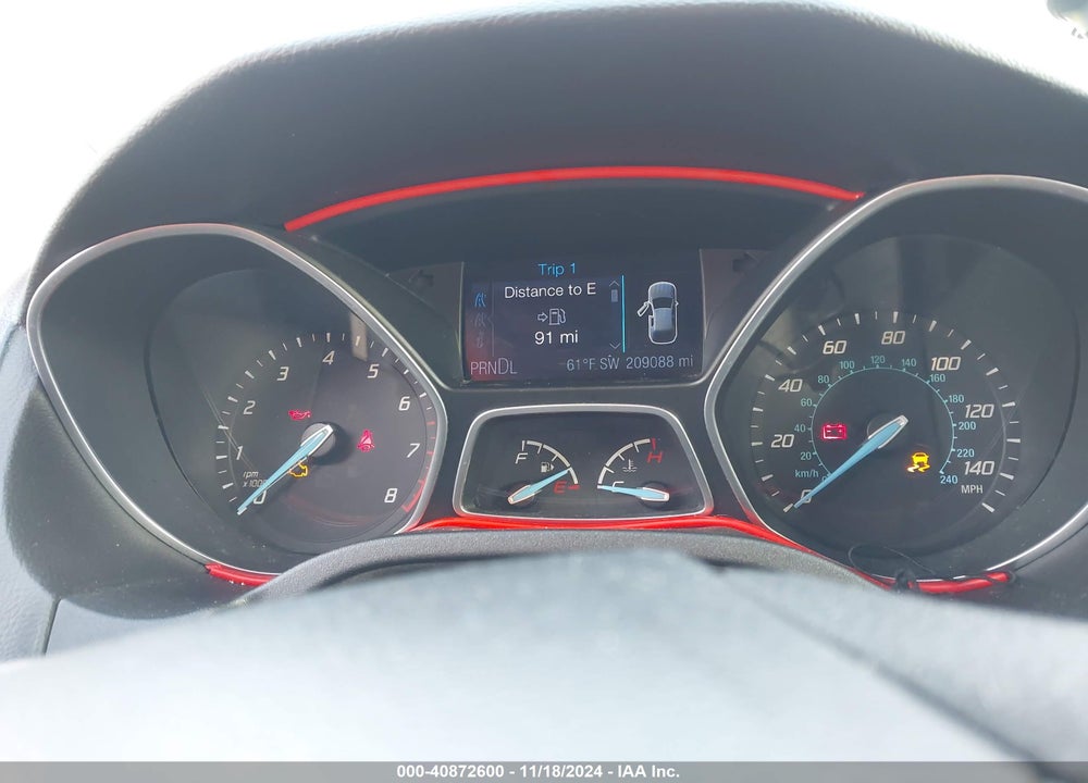 2013 FORD FOCUS SE VIN: 1FADP3K29DL117874