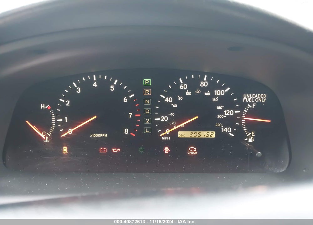 2001 LEXUS ES 300 VIN: JT8BF28G915108818