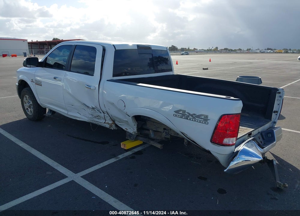2018 RAM 2500 BIG HORN 4X4 6'4 BOX VIN: 3C6UR5DL3JG381954