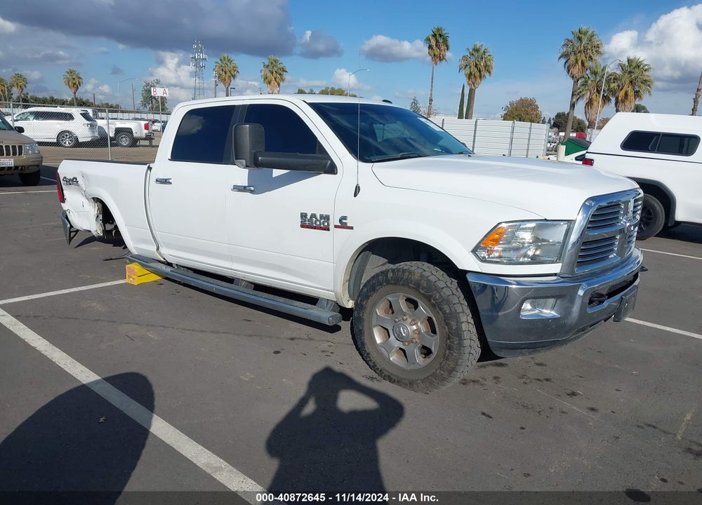 2018 RAM 2500 BIG HORN 4X4 6'4 BOX VIN: 3C6UR5DL3JG381954