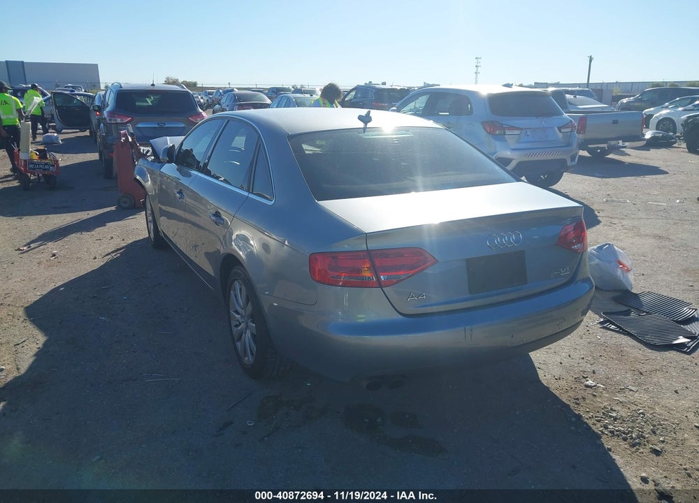 2009 AUDI A4 2.0T PREMIUM VIN: WAUSF78K79N066015