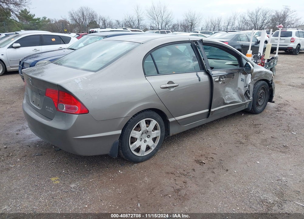 2008 HONDA CIVIC LX VIN: 1HGFA16508L107156
