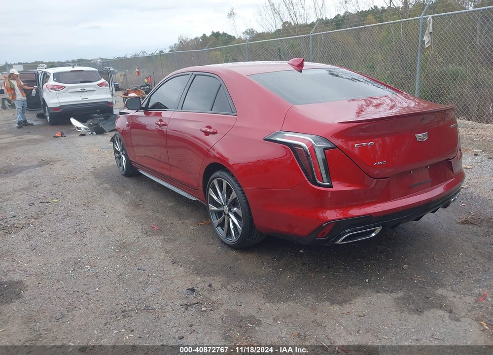 2022 CADILLAC CT4 SPORT VIN: 1G6DG5RK2N0114509