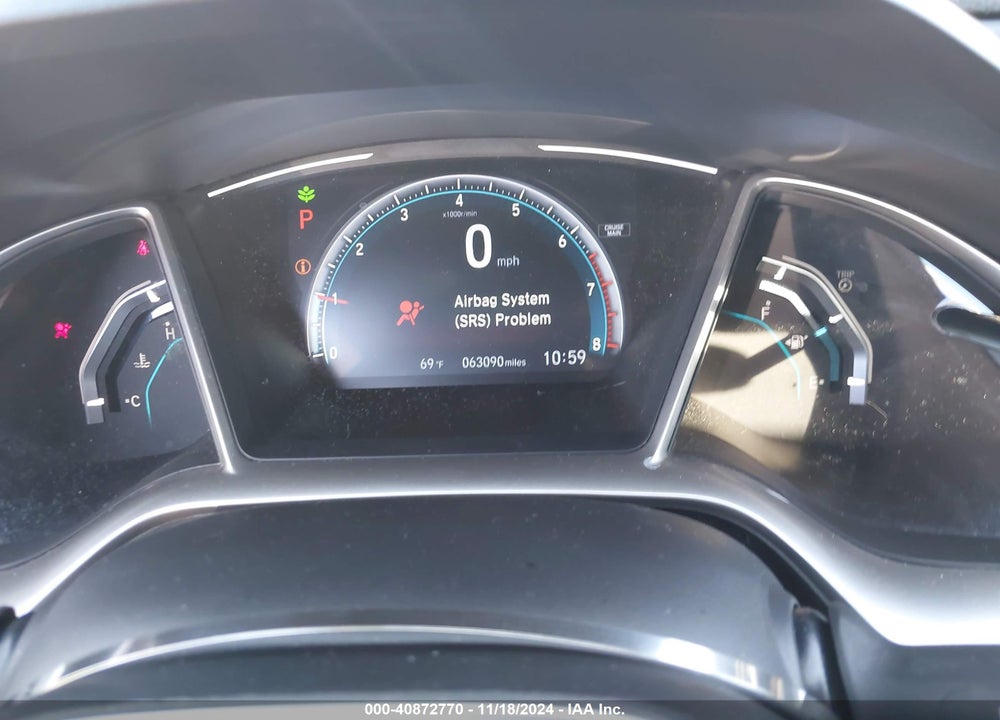 2018 HONDA CIVIC EX-T VIN: JHMFC1F32JX039916