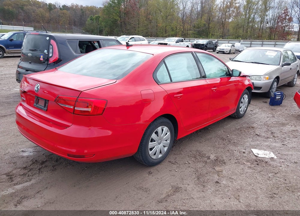 2015 VOLKSWAGEN JETTA 2.0L S VIN: 3VW2K7AJ5FM333722
