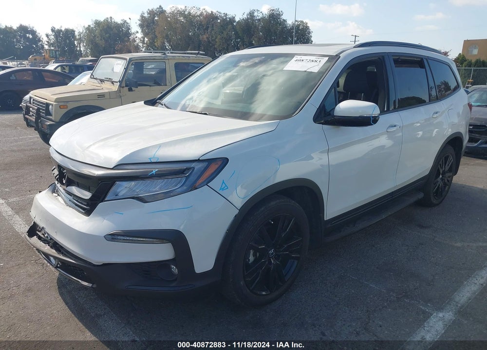2022 HONDA PILOT VIN: 5FNYF6H7XNB049074