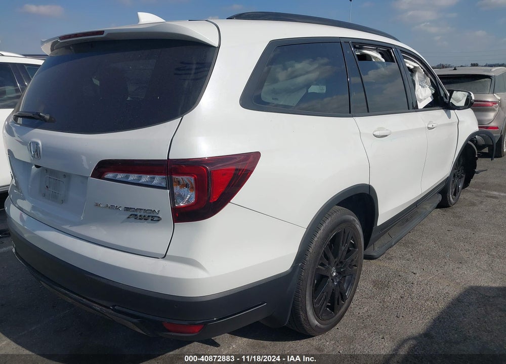 2022 HONDA PILOT VIN: 5FNYF6H7XNB049074