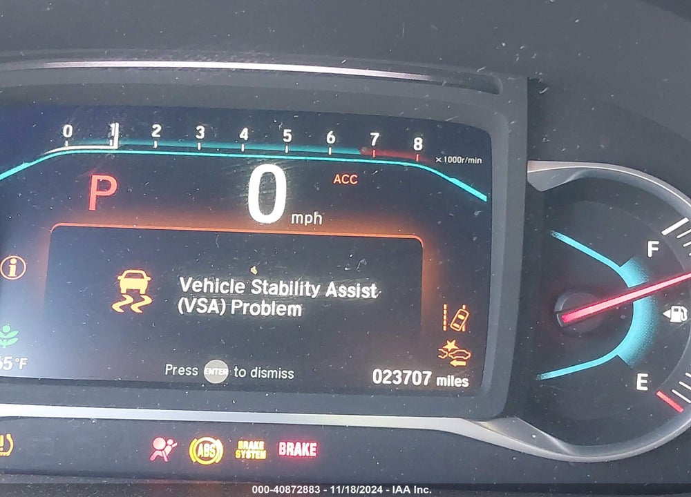 2022 HONDA PILOT VIN: 5FNYF6H7XNB049074