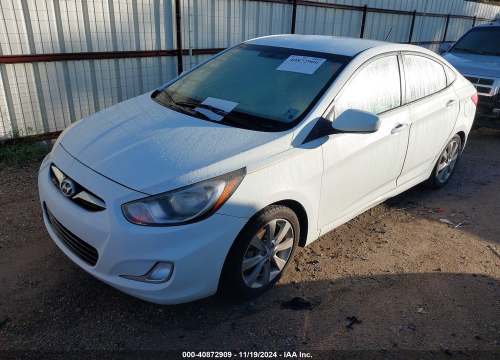 2012 HYUNDAI ACCENT GLS VIN: KMHCU4AE0CU263259