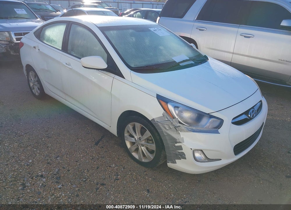 2012 HYUNDAI ACCENT GLS VIN: KMHCU4AE0CU263259