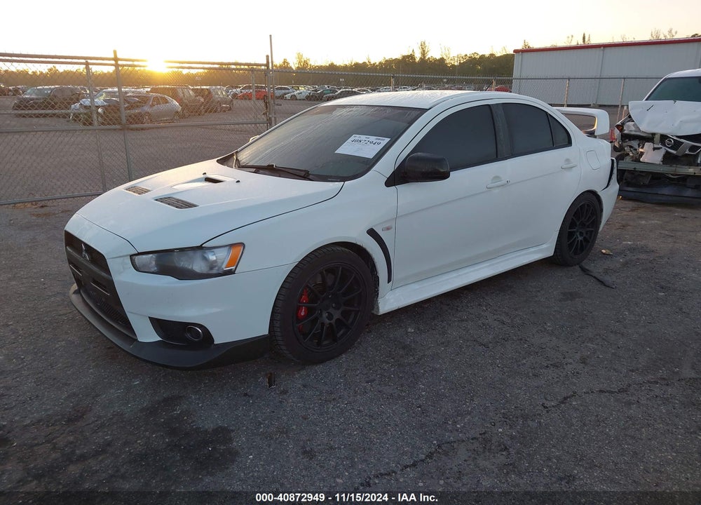 2014 MITSUBISHI LANCER EVOLUTION GSR VIN: JA32W8FV9EU017628