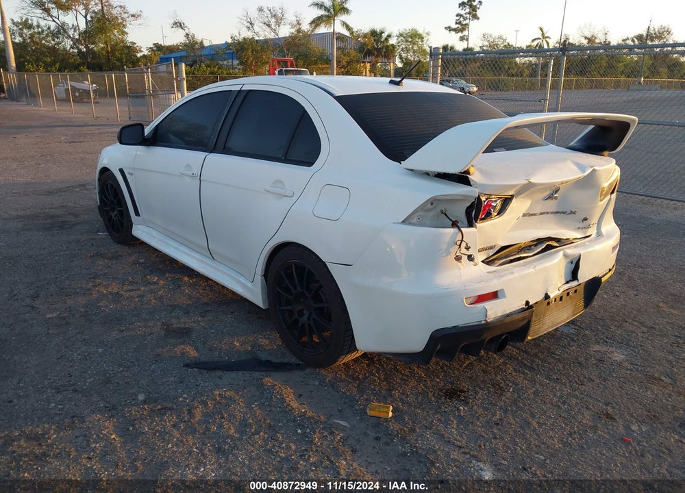 2014 MITSUBISHI LANCER EVOLUTION GSR VIN: JA32W8FV9EU017628