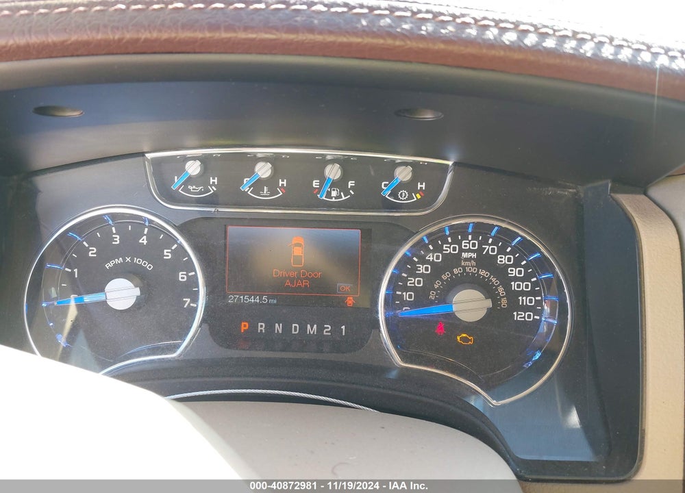 2013 FORD F-150 KING RANCH VIN: 1FTFW1EF8DKE86904