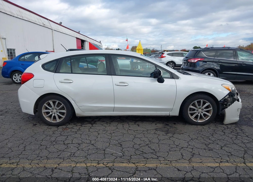 2012 SUBARU IMPREZA 2.0I PREMIUM VIN: JF1GPAC60CH225272