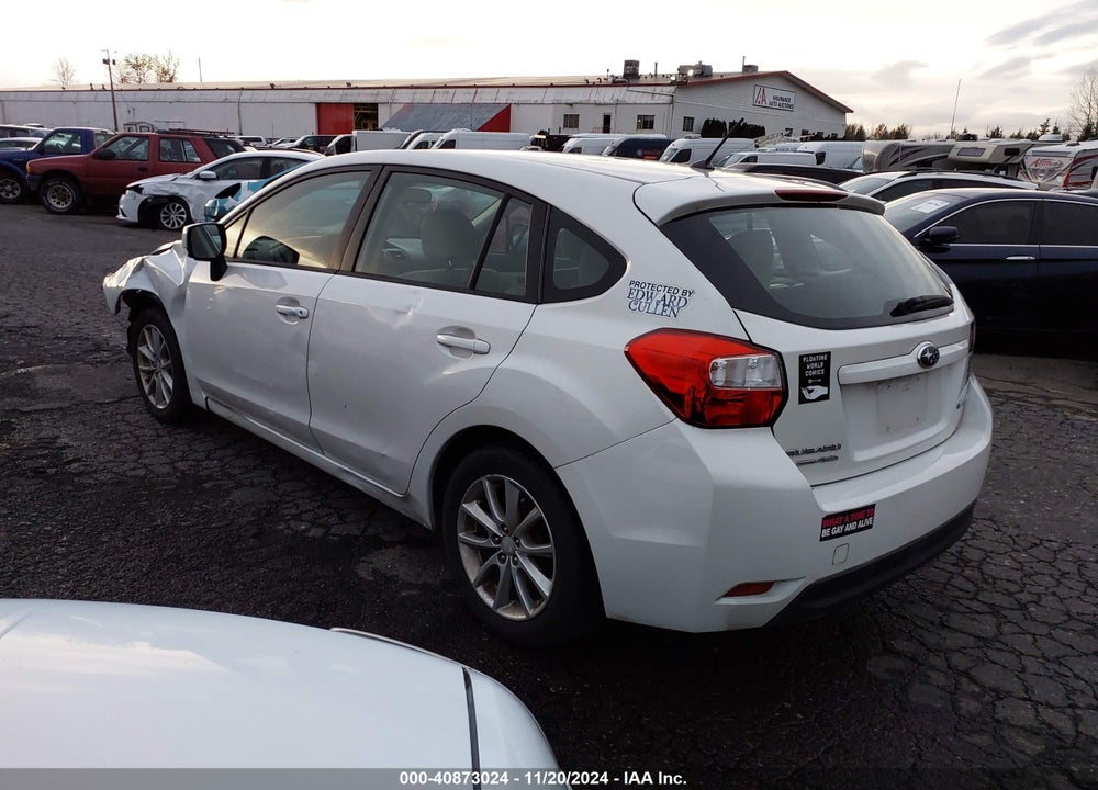 2012 SUBARU IMPREZA 2.0I PREMIUM VIN: JF1GPAC60CH225272