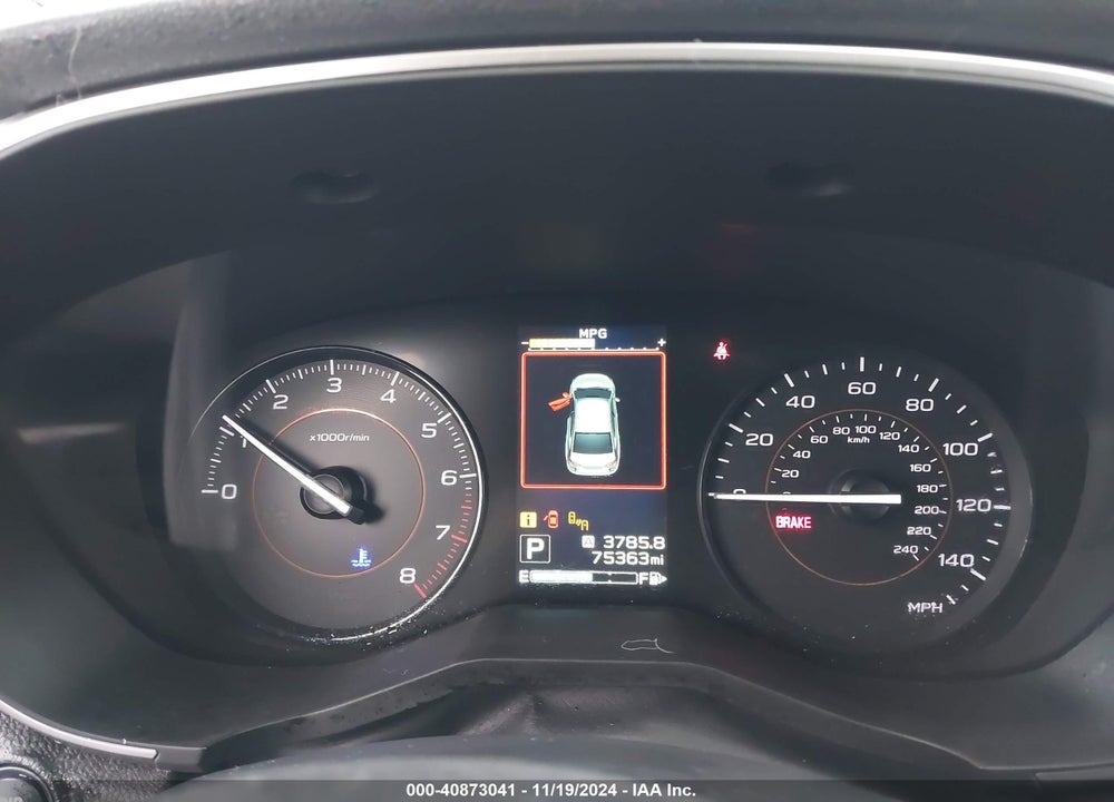 2019 SUBARU CROSSTREK 2.0I PREMIUM VIN: JF2GTAEC5KH285556