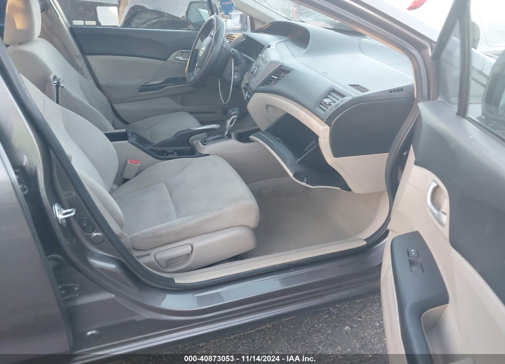 2012 HONDA CIVIC LX VIN: 19XFB2F5XCE362240
