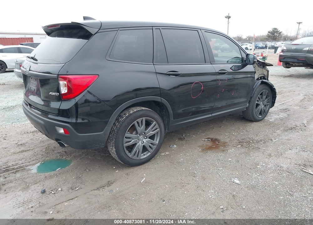 2020 HONDA PASSPORT AWD EX-L VIN: 5FNYF8H59LB000813