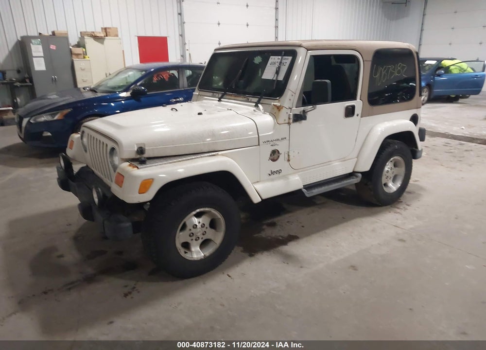 2001 JEEP WRANGLER SAHARA VIN: 1J4FA59S51P300855