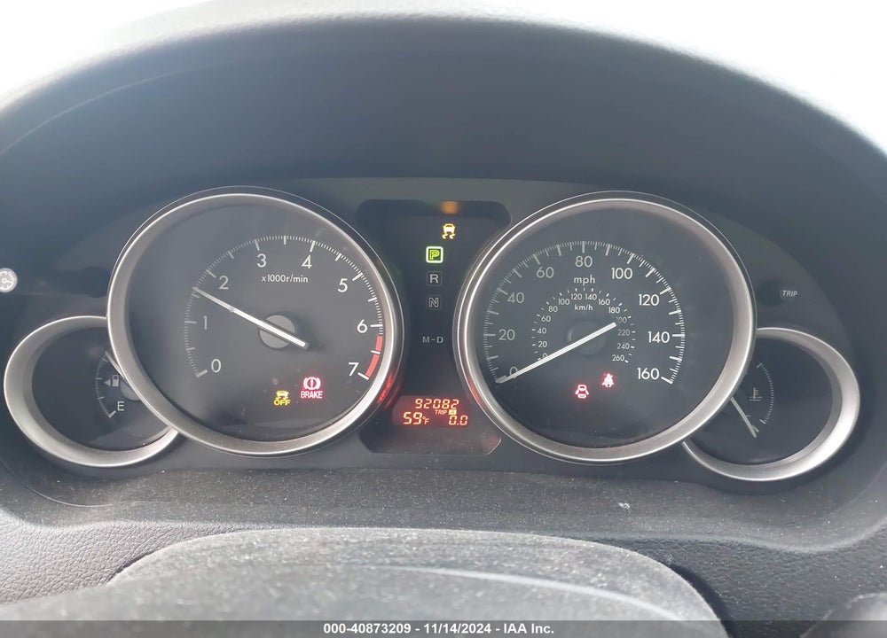2013 MAZDA 6 I TOURING VIN: 1YVHZ8DH9D5M07163