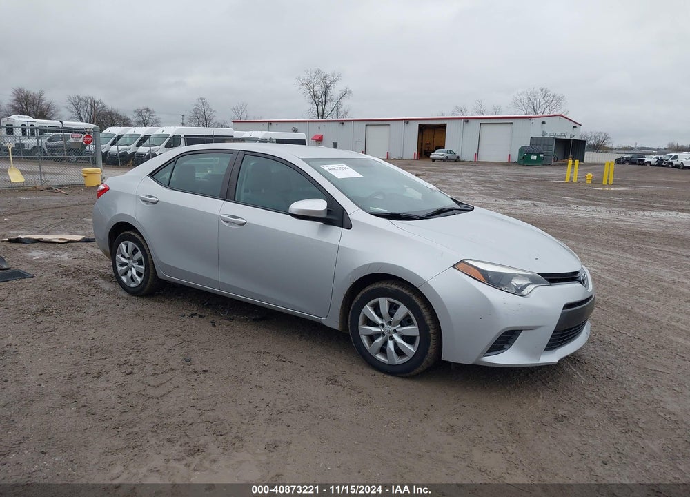 2015 TOYOTA COROLLA LE VIN: 2T1BURHE1FC239038