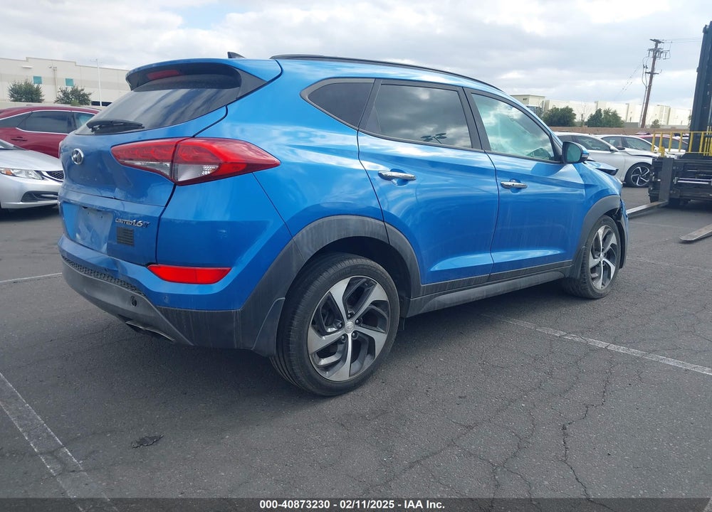 2016 HYUNDAI TUCSON LIMITED VIN: KM8J33A24GU203842