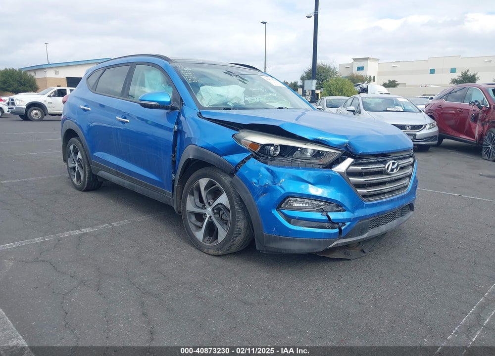2016 HYUNDAI TUCSON LIMITED VIN: KM8J33A24GU203842