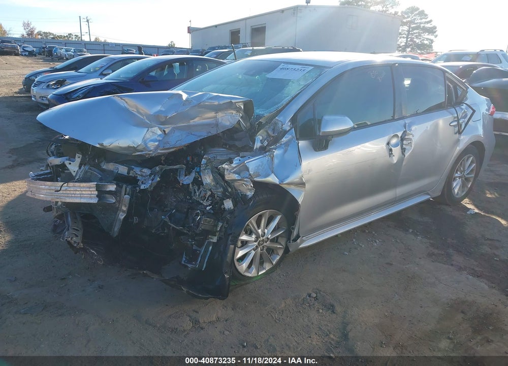 2022 TOYOTA COROLLA LE VIN: JTDVPMAE5NJ221999
