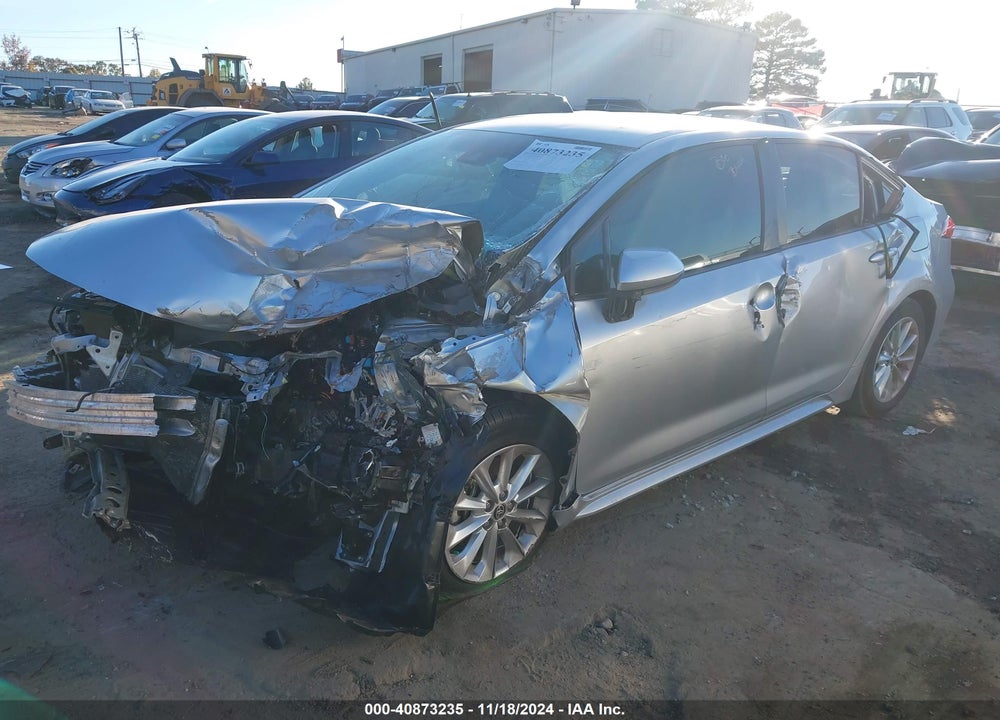 2022 TOYOTA COROLLA LE VIN: JTDVPMAE5NJ221999