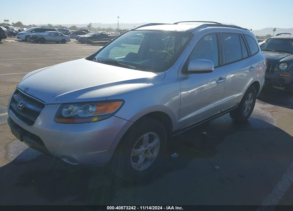2007 HYUNDAI SANTA FE GLS VIN: 5NMSG13D27H052006