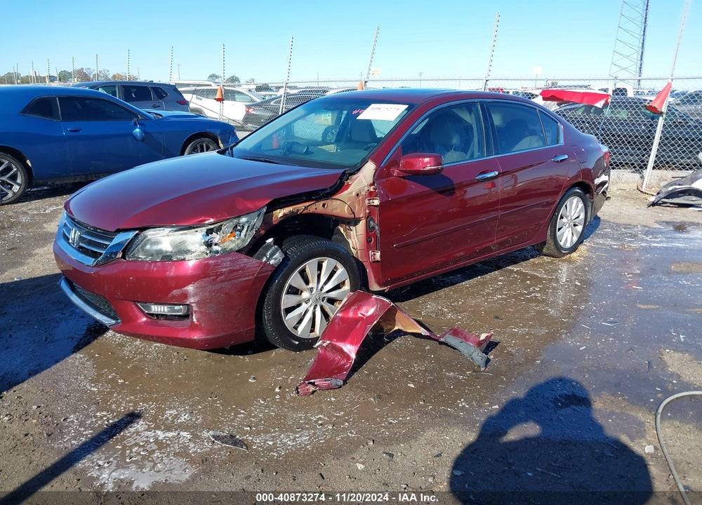 2013 HONDA ACCORD EX-L V-6 VIN: 1HGCR3F85DA038472